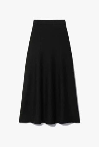 Gabriela Hearst Freddie wool, cashmere and silk-blend midi skirt
