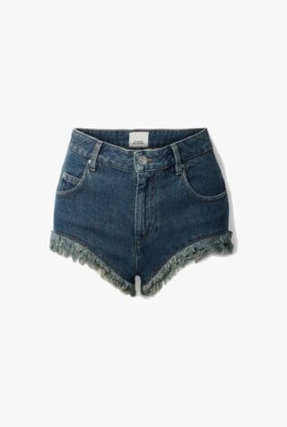 Isabel Marant Eneido fringed denim shorts