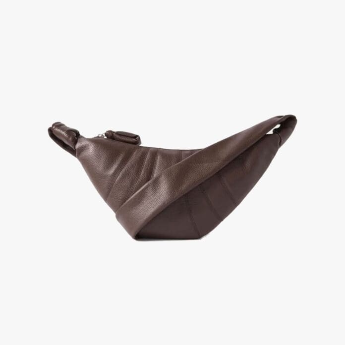 Lemaire Croissant small full-grain leather messenger bag