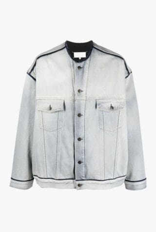 Maison Margiela four-stitch frayed denim jacket