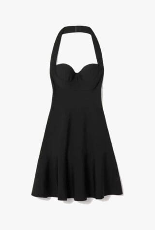 Alaïa knitted halterneck mini dress