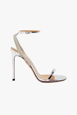 Aquazzura Wild At Heart 105 leather sandals