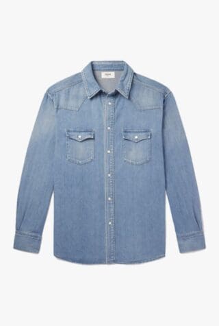 Celine Homme denim Western shirt