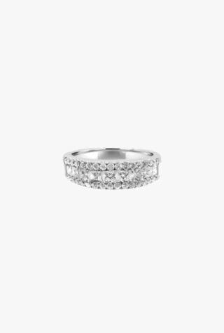 Mozafarian Diamond half eternity ring harvey nichols event dressing