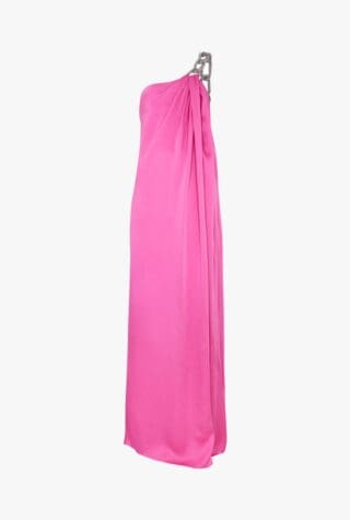 Stella McCartney Falabella one-shoulder satin gown