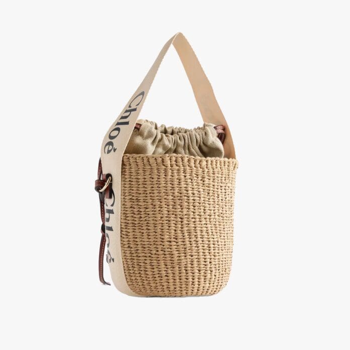 Chloé Woody raffia basket bag