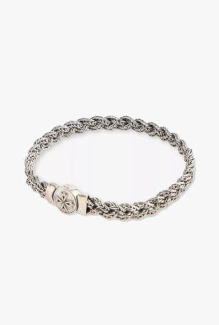 Emanuele Bicocchi Braided 925 sterling-silver bracelet