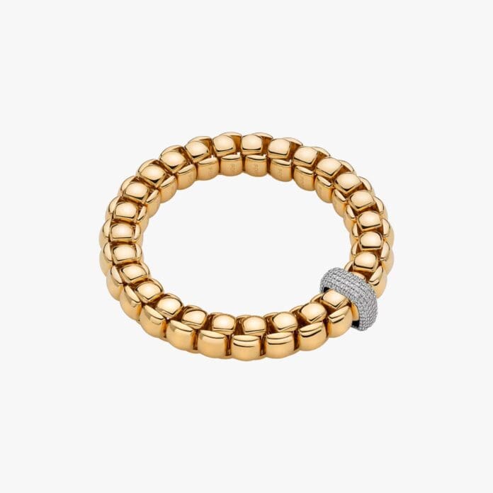 Fope yellow gold Luna bracelet