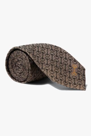 Gucci Horsebit silk jacquard tie