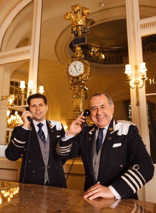Michael De Cozar with his son Robert