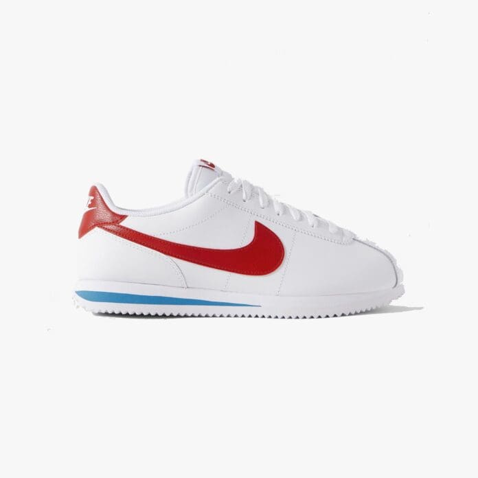 Nike Cortez leather trainers