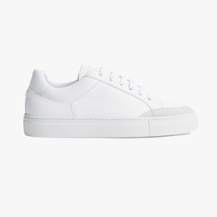 Reiss Ashley white trainers