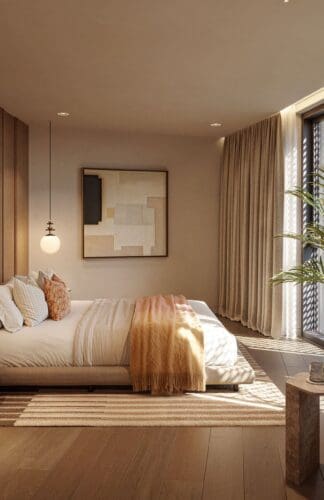 gasholders london penthouse bedroom