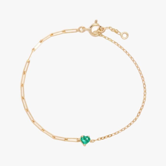 Yvonne Leon Solitaire Coeur bracelet