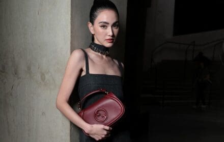 Davika Hoorne at Gucci Cruise 2025 gucci bags