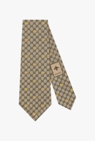Gucci GG bees tie what to wear to a wedding men