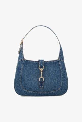 Jackie Small denim shoulder bag