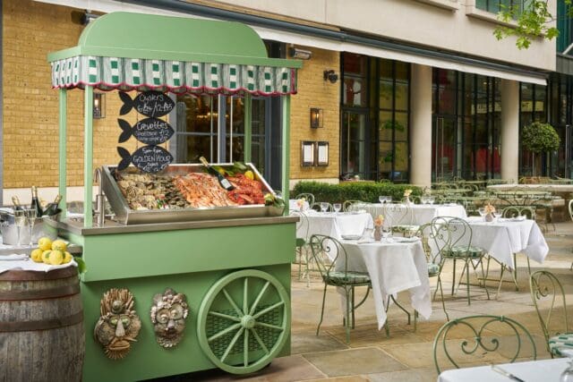 The Courtyard at Ham Yard Hotel, Soho