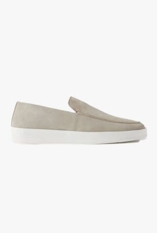 Mr P. Peter suede loafers what to wear to a wedding men