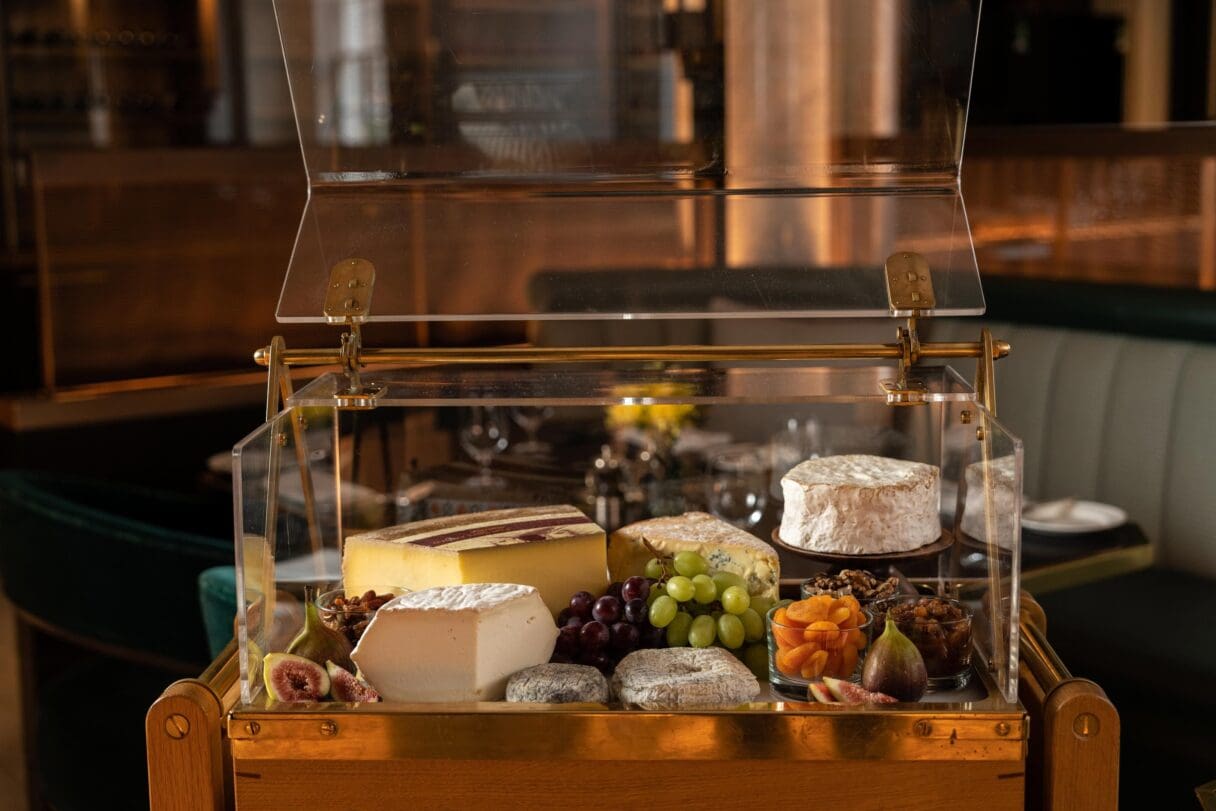 the biltmore cheese restaurant trolleys in london