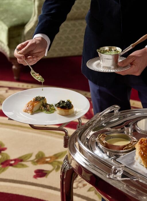 the goring restaurant trolleys in london