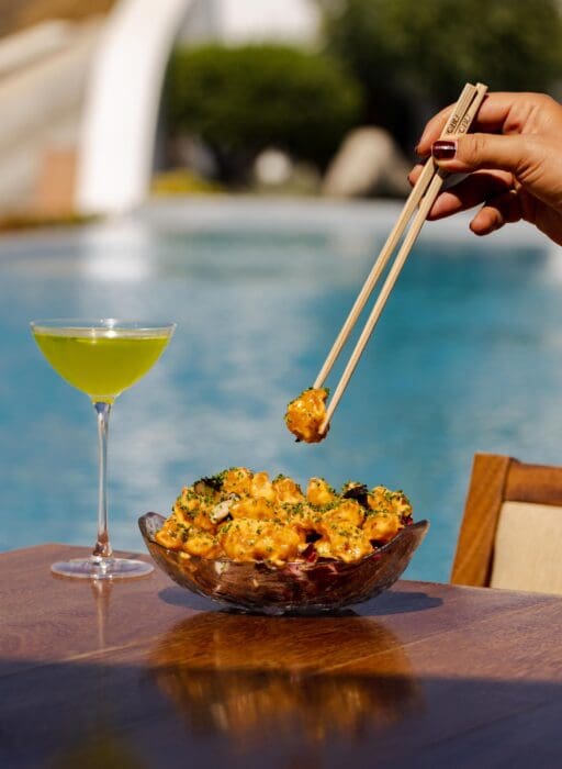 jalapeno and ginger martini nobu santorini