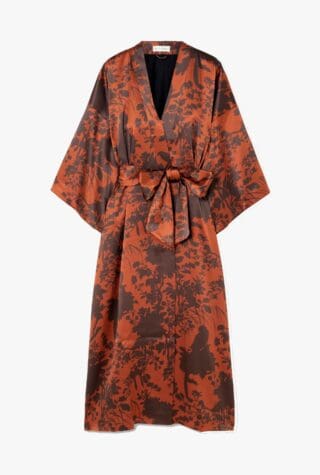 Olivia Von Halle Queenie satin robe
