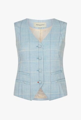 Really Wild check waistcoat