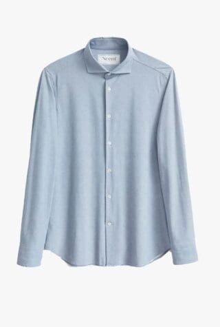 Recycled Italian Sky Twill Print Comfort Shirt