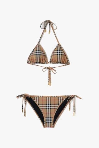 Check triangle bikini