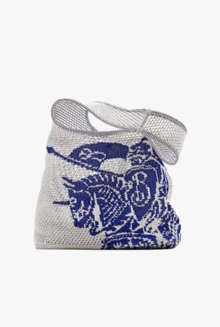 burberry summer Large EKD crochet bag