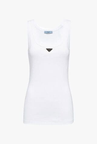 Prada rib-knit tank top