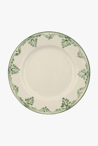 Rebecca Udall Eleanor dinner plate in Forest Green