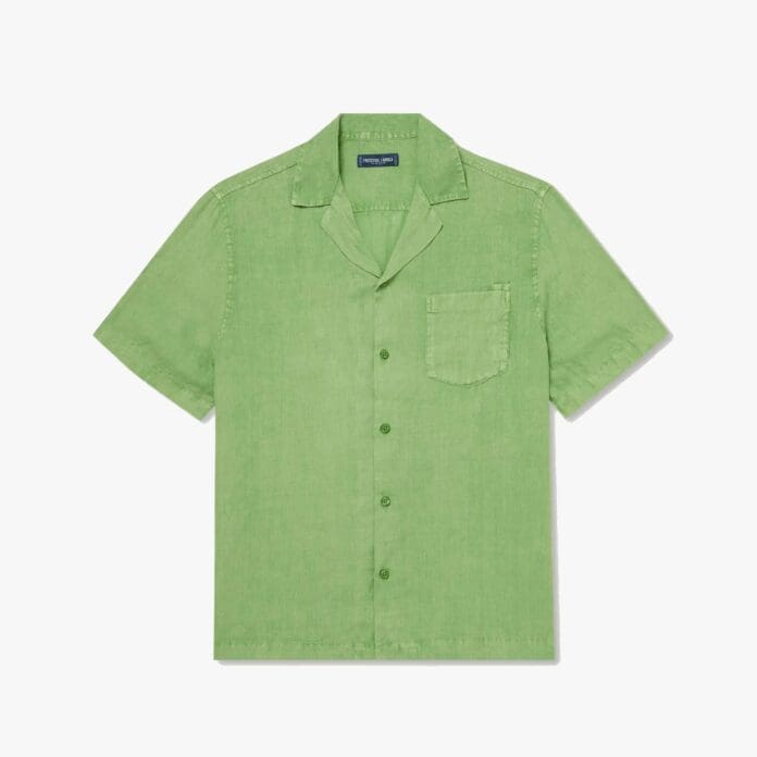 Frescobol Carioca Angelo camp collar linen shirt