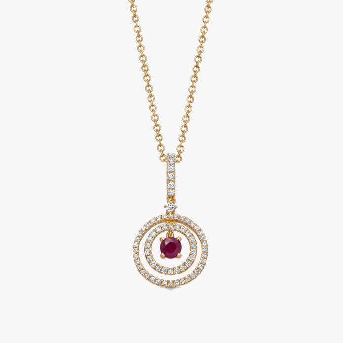Kiki McDonough July birthstone pendant