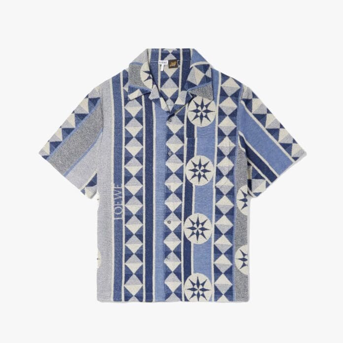 Loewe + Paula's Ibiza camp collar Terry shirt