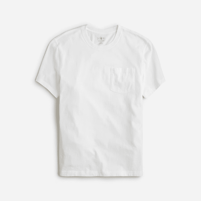 best white t-shirts j-crew
