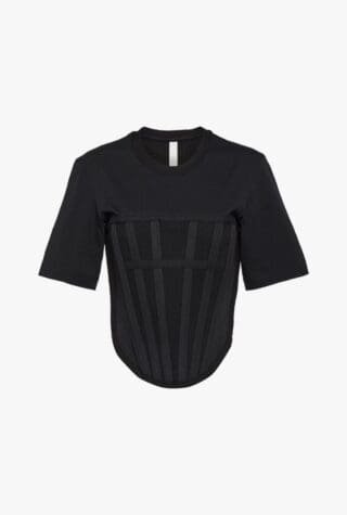 Corset cotton jersey T-shirt australian fashion dion lee