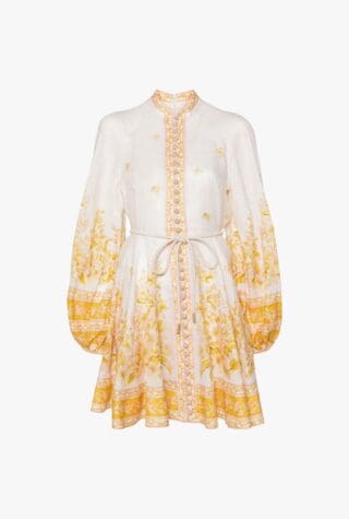 Floral mini dress australian fashion zimmermann