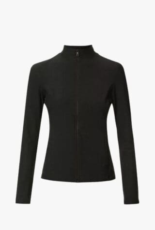 Spacedye high-neck woven jacket