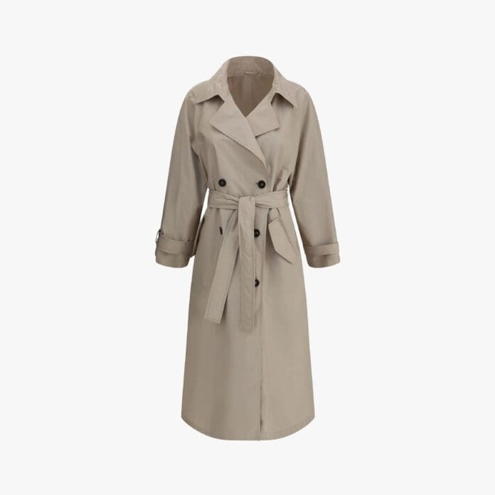 Brunello Cucinelli belted trench coat
