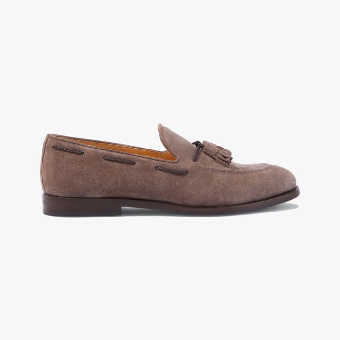 Brunello Cucinelli suede loafers