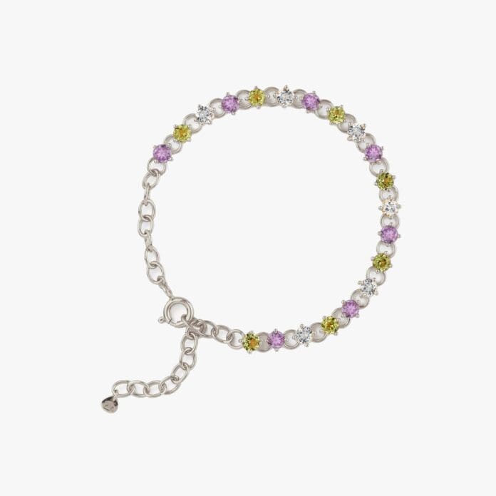 Dinny Hall Suffragette tennis bracelet