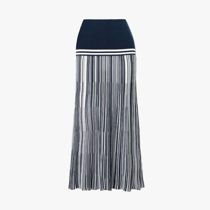 Faithfull Citara striped maxi skirt