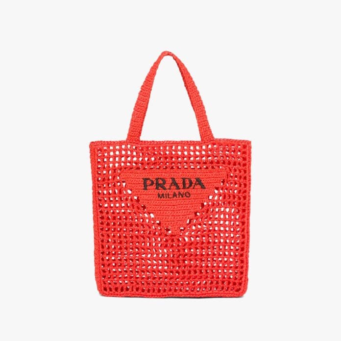 Prada Crochet Tote Bag