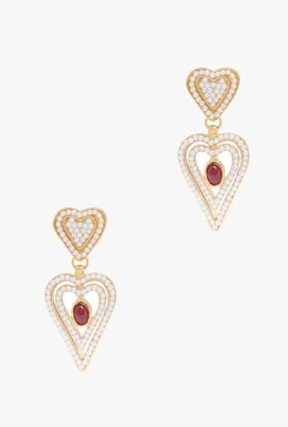 Soru Jewellery Amore drop earrings