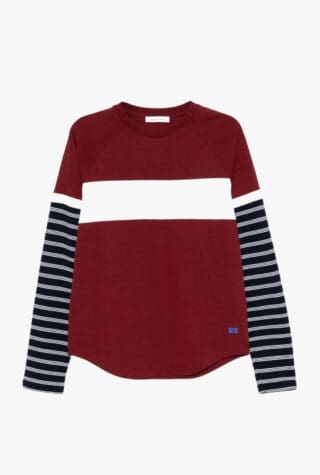 Wales Bonner stripe paenl T-shirt