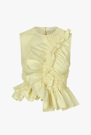 Geo ruffled top