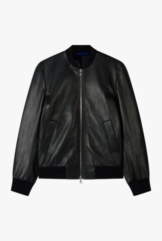 Clothsurgeon black lux leather bomber