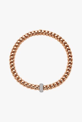 Luna rose gold necklace
